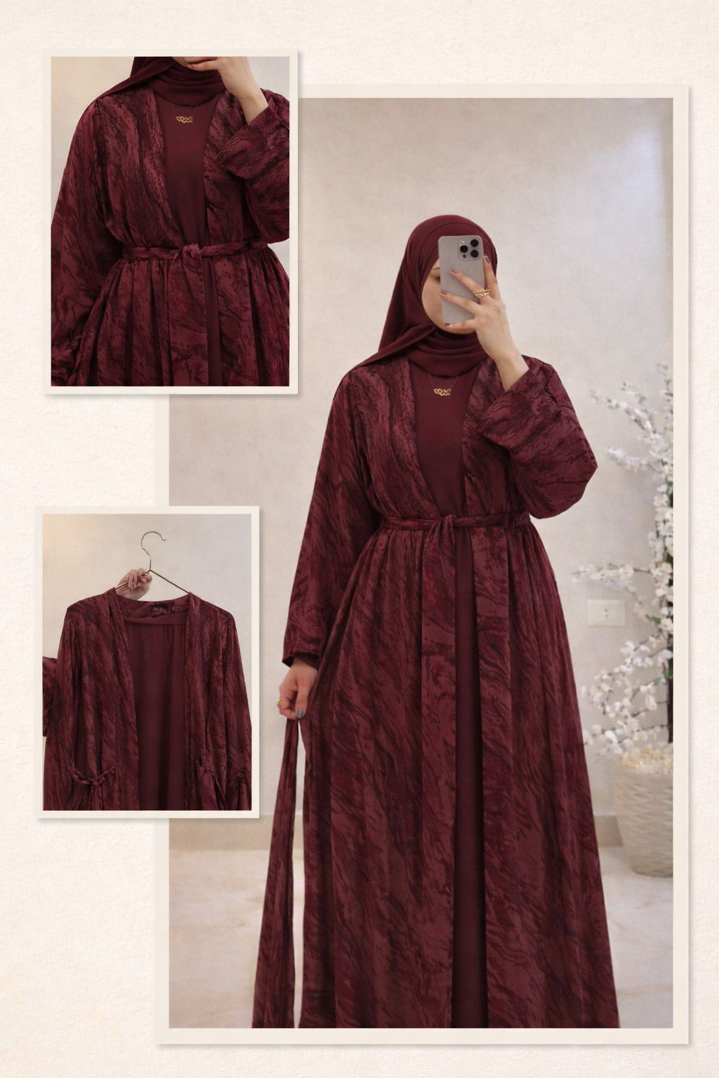 Ensemble 2 Pièces Abaya Luxe