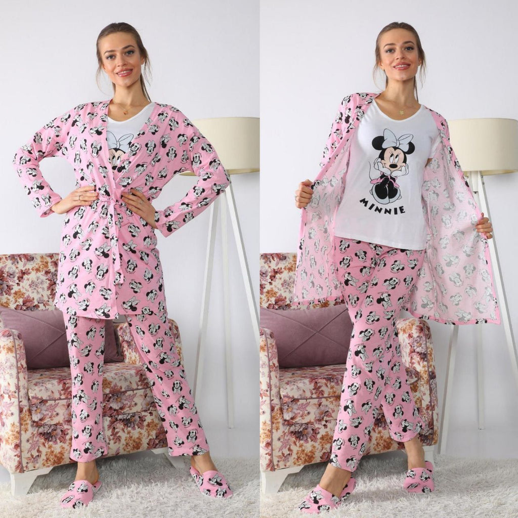 Pyajamat 4  Pc Avec pantoufa  Turkey
